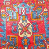 Tapis de couloir galerie fait main persan vintage hamadan 296 x 103