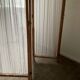 Vintage weathered wooden screen