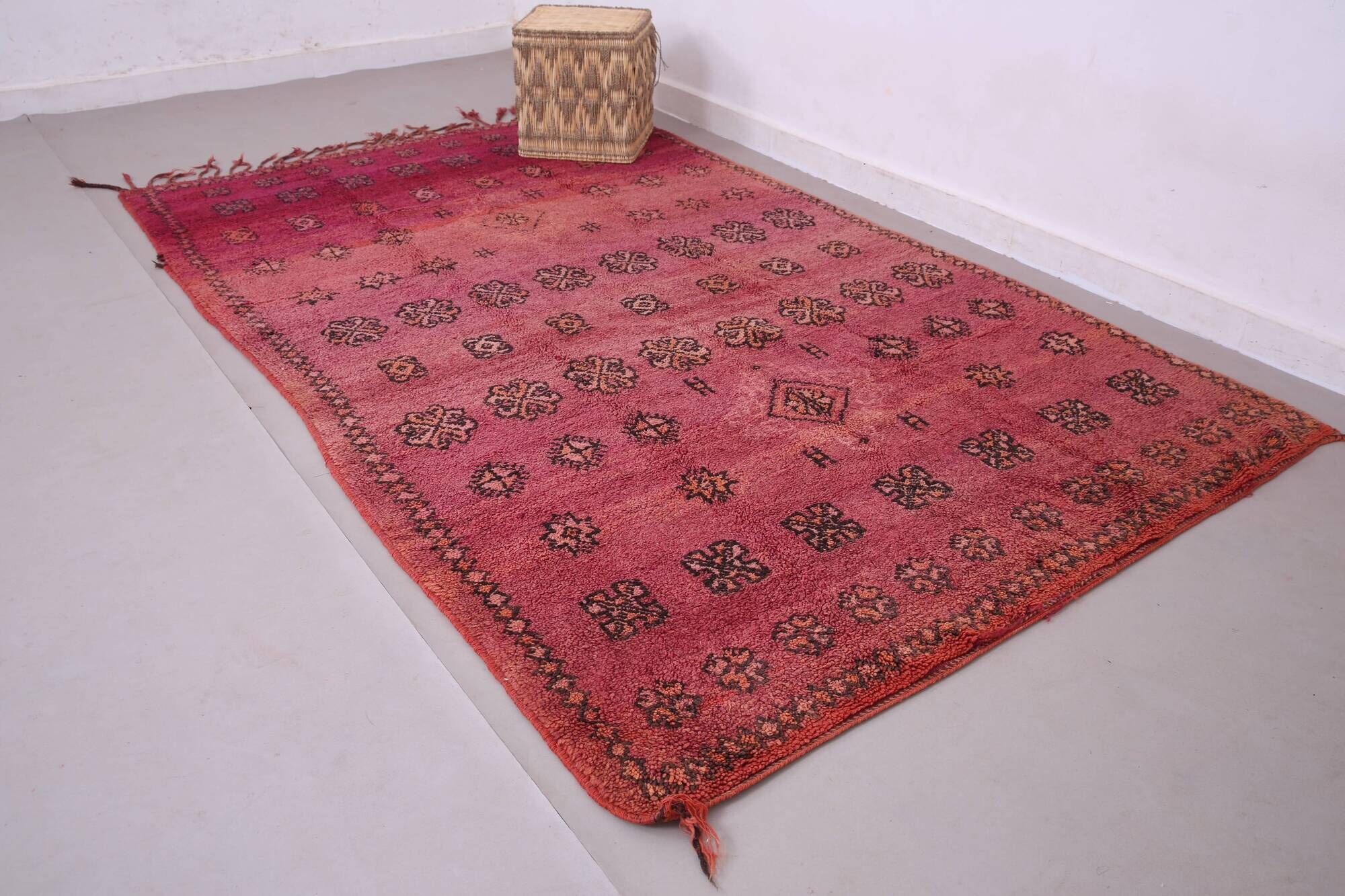Vintage Moroccan Rug 171 x 275 cm - Berber Wool Rug - Handmade Rug Bohemian