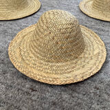 Series of 4 decorative straw hats