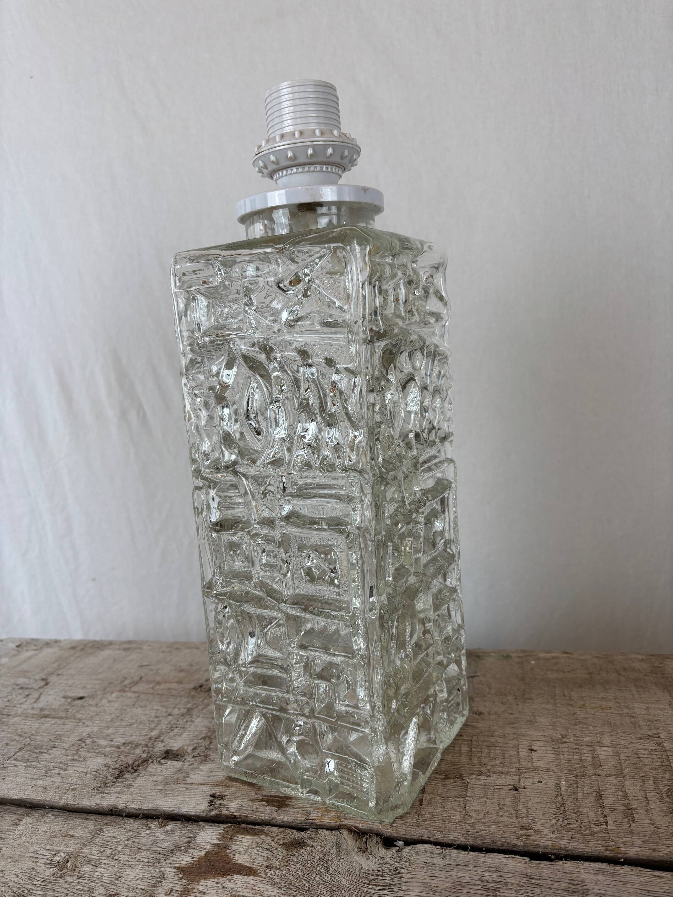 Glass lamp, Sweden 70s/80s