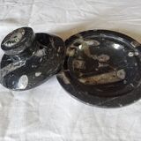 Fossilized marble box