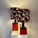 Unique designer lamp pair by Walter Brecht - West German ceramics