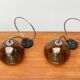 Neo-retro wall sconces from the Dutch space age by Frank Ligtelijn for Raak, set of 2.