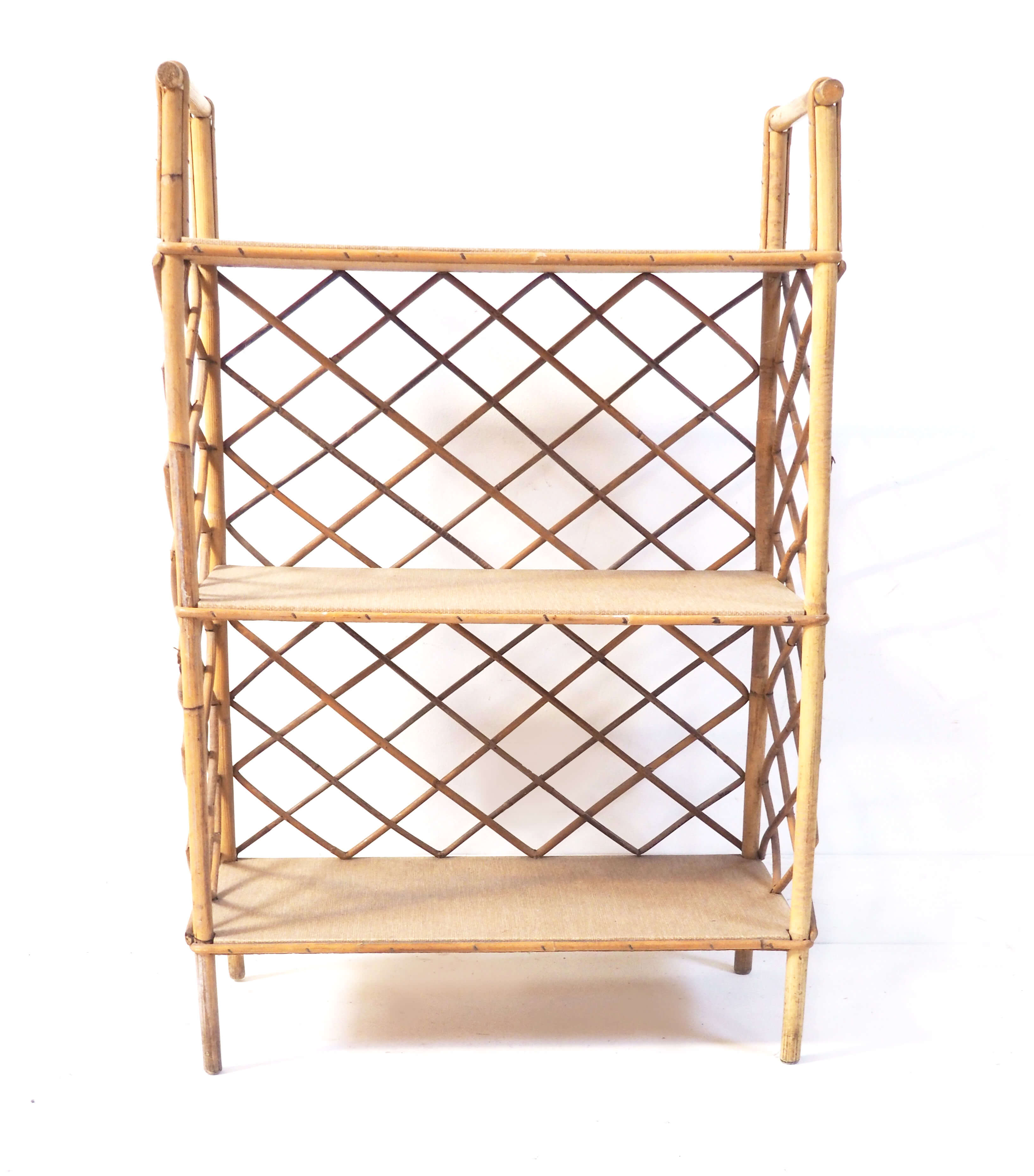 Rattan shelf