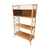 Rack in rattan and bamboo