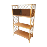 Rack in rattan and bamboo