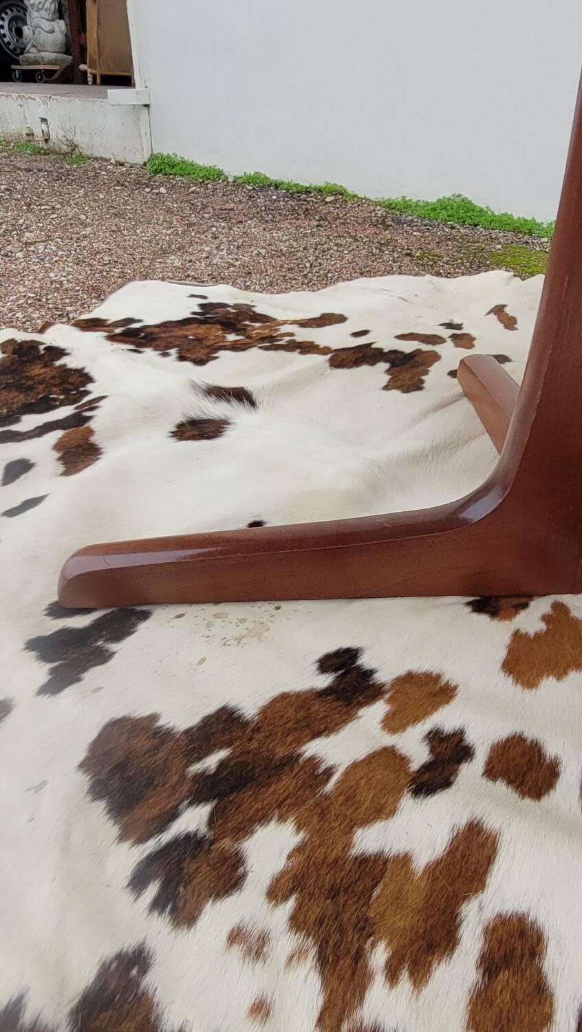 Vintage Scandinavian style table with 2 teak extensions, 1960s