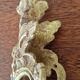 2 ornaments and an antique bronze pediment