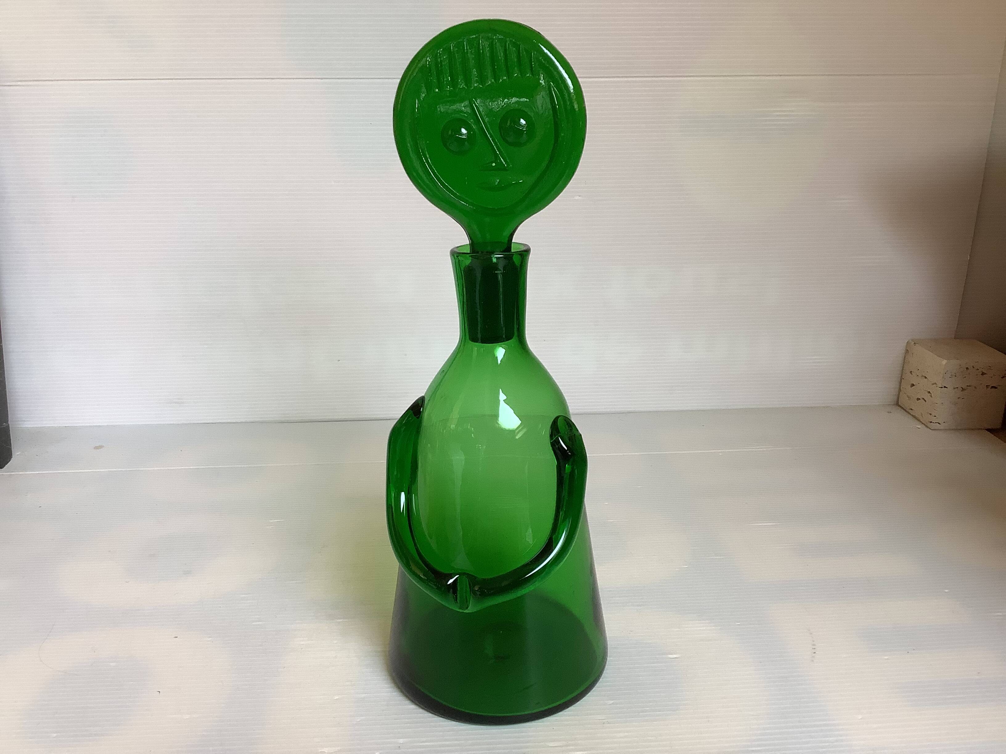 Bouteille carafe anthropomorphe Erik Höglund kosta boda
