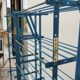 Set of 3 Rigidex iron storage locker shelves 1950s