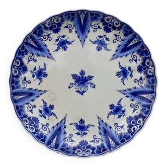 Plat, assiette murale bleu de Delft