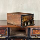 Cabinet in blackened wood and blond tortoiseshell, Italy, late 17th century