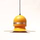 1970s ceiling lamp in yellow, Space Age