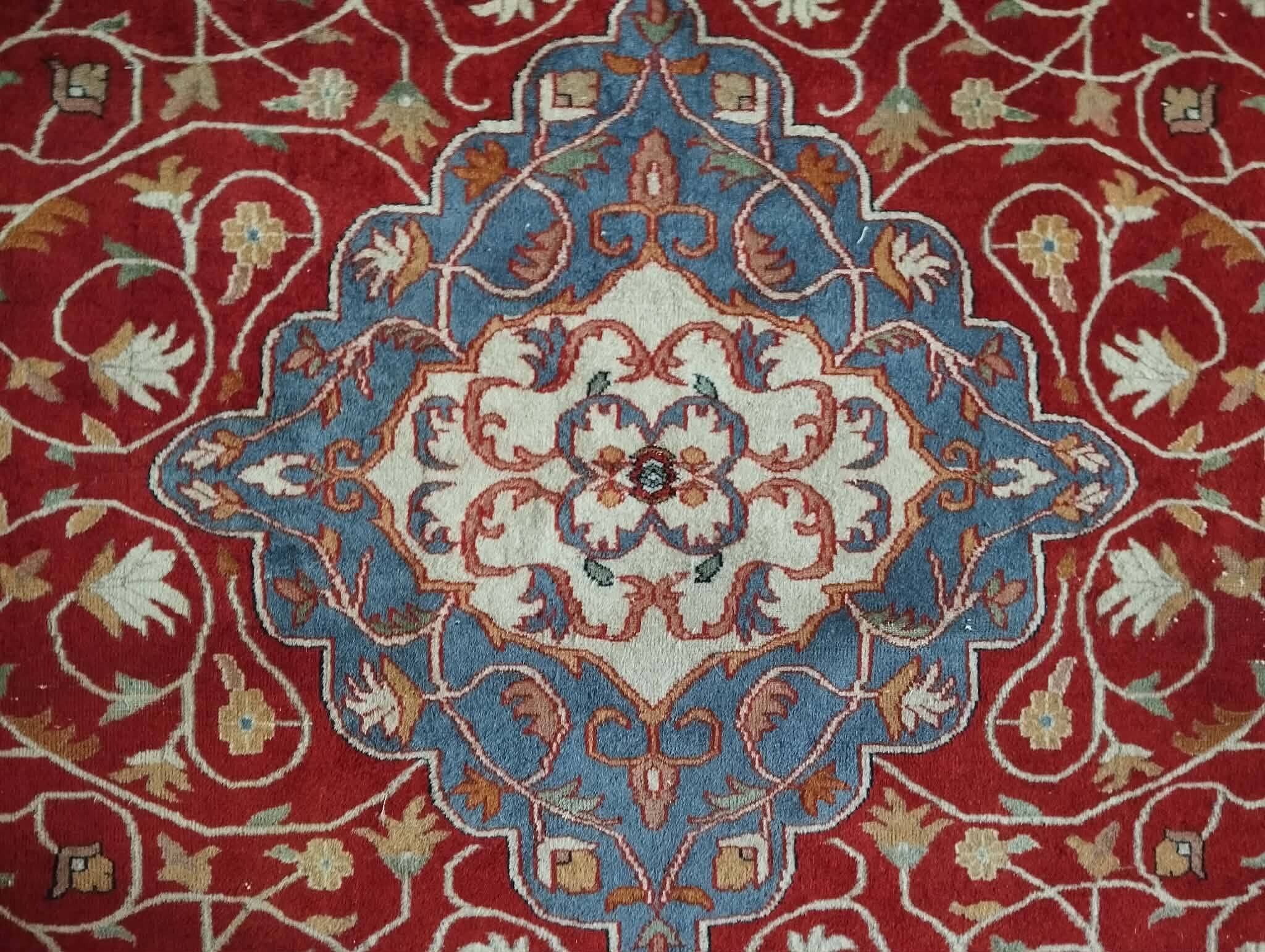 Handmade Indo Tabriz rug 212x144cm
