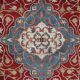 Handmade Indo Tabriz rug 212x144cm
