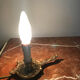 Table lamp, electrified candle holder