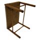 Vintage Stool Danish Papercord Rope Stool Mid Century Ottoman