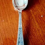 Set of 12 small Christofle Art Deco spoons