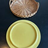 wicker tray