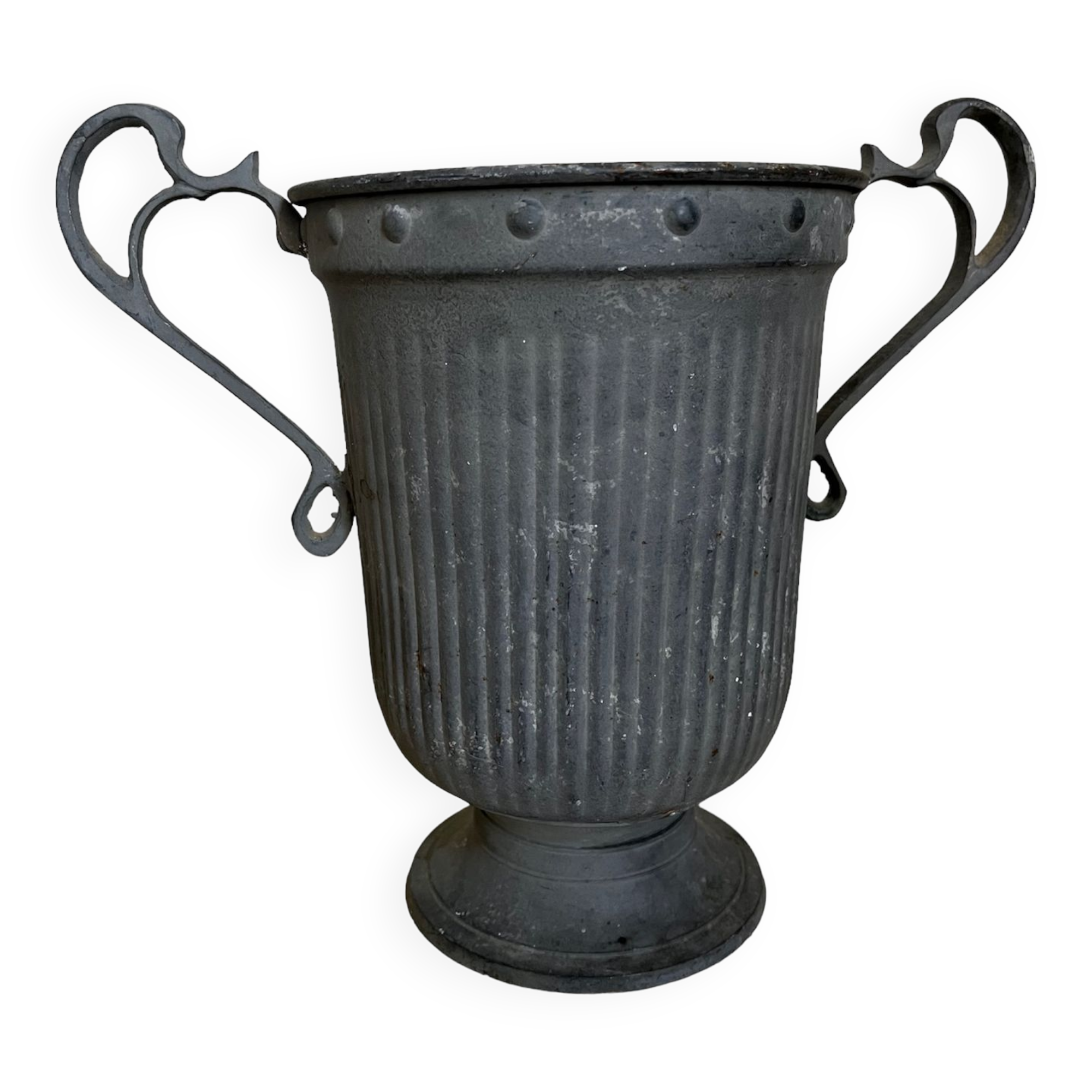 Medici vase in ancient patinated iron