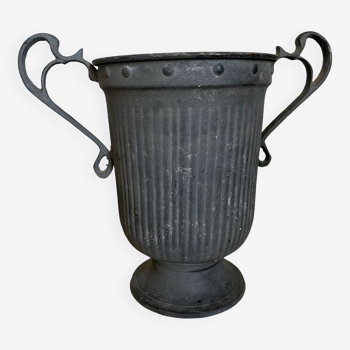 Medici vase in ancient patinated iron