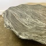 Wavy Italian Marble Coffee Table, 1970s