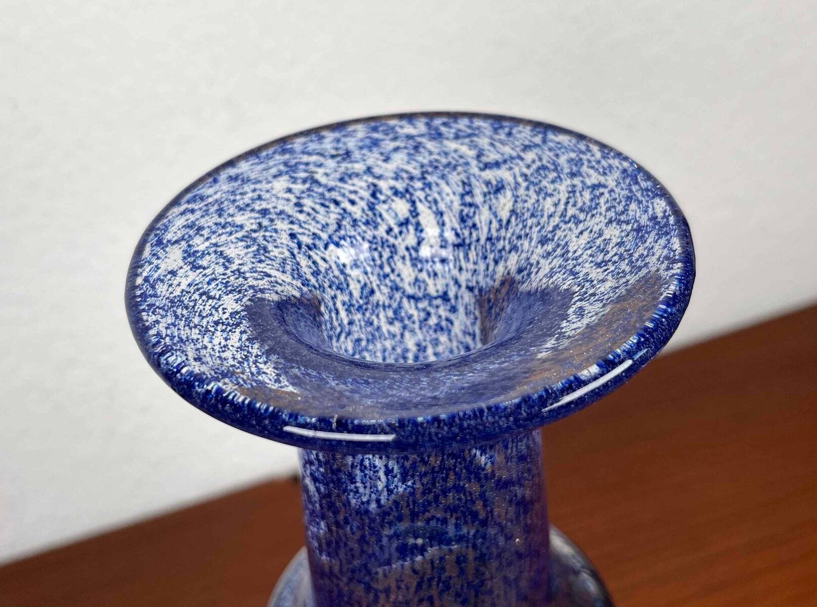 Vintage Swedish glass vase by Sven Vallien for Kosta Boda.