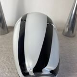 Designer two-tone glass vase