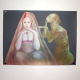 Leonor Fini * 'The voice of evil' * 'La voix du mal' * 1976 * signed