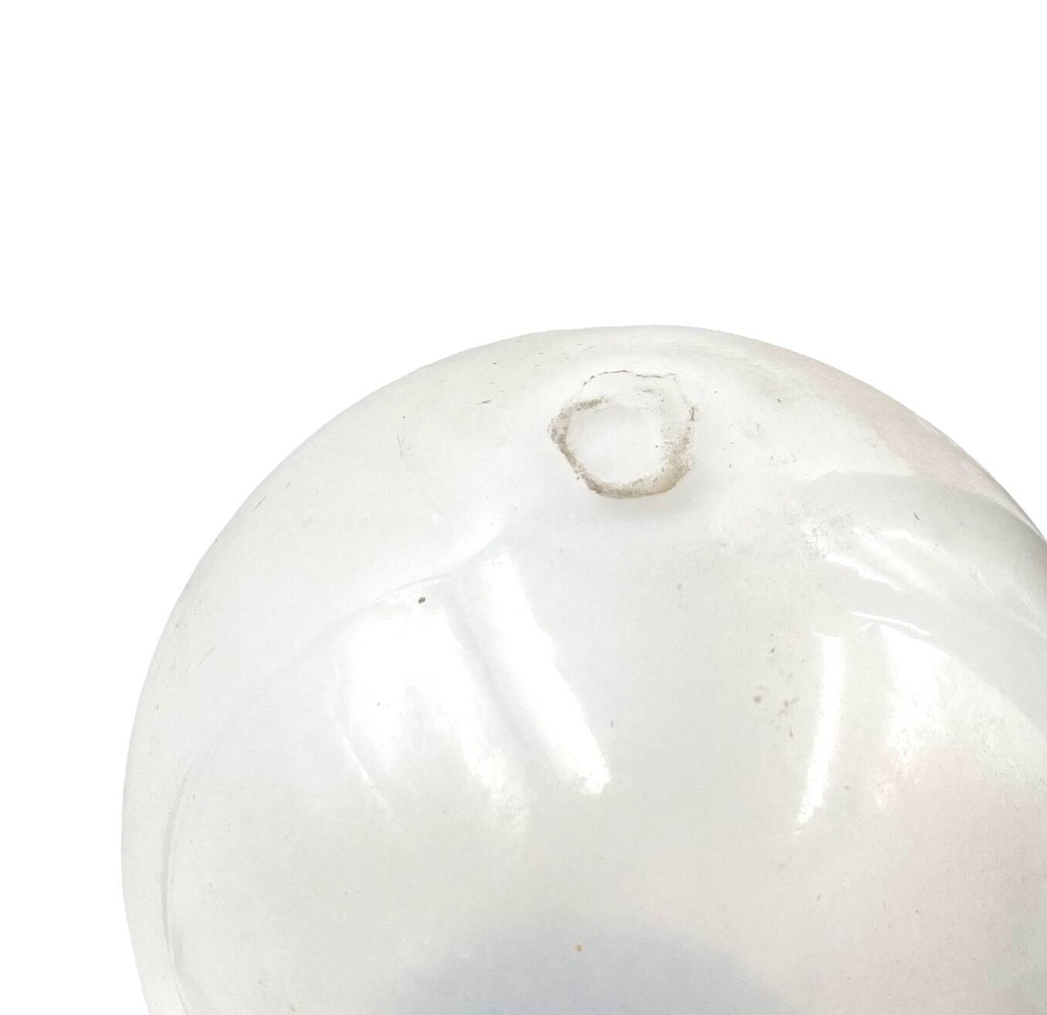 Hollywood regency 3 lights metal and opaline glass table lamp, Lama, Italy 1970s