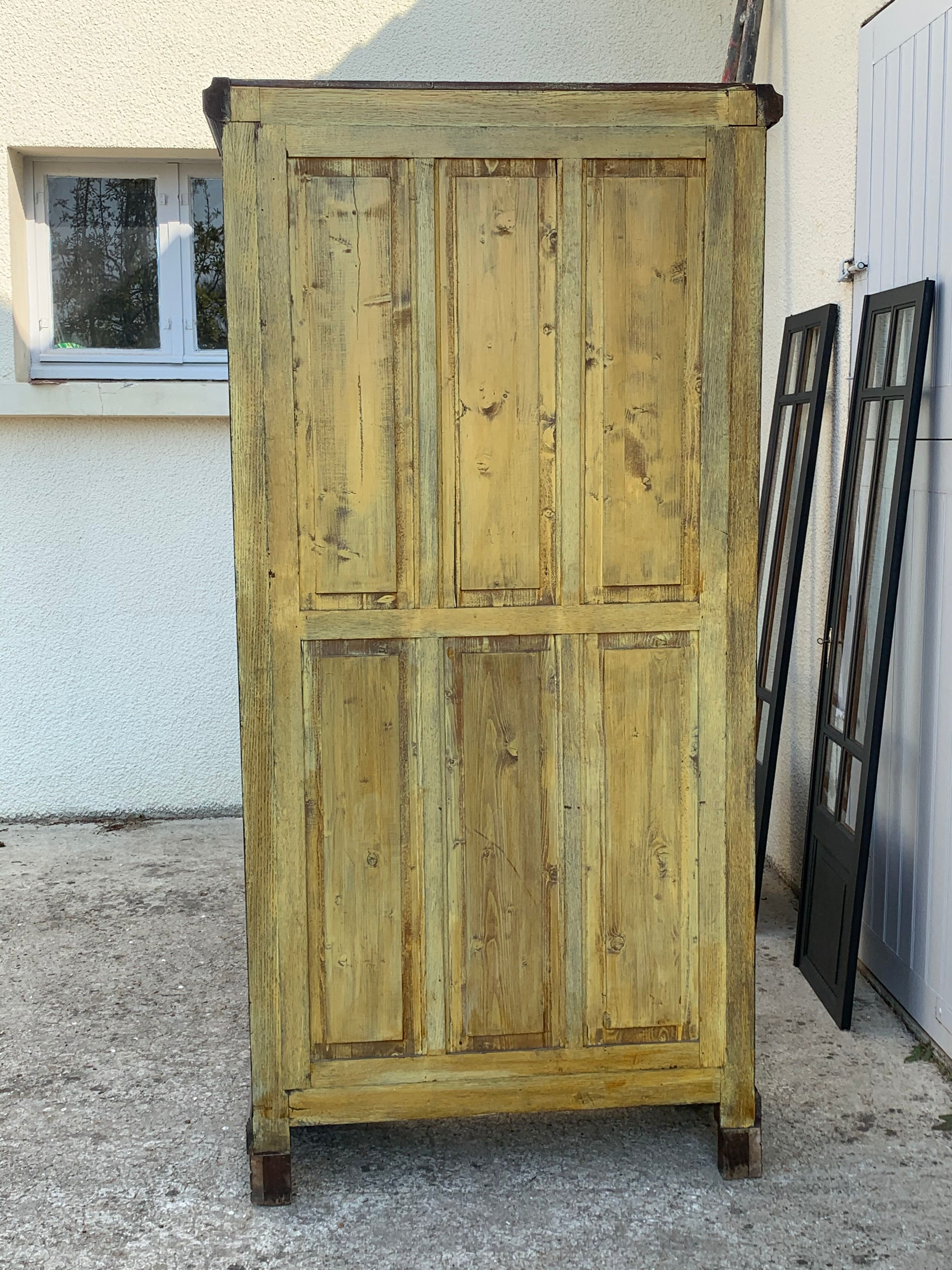 Glass-glazed Parisian wardrobe 1930