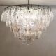 Mid-Century Murano Glass Chandelier "Polyhedr" by Carlo Scarpa, Italy, 1950s