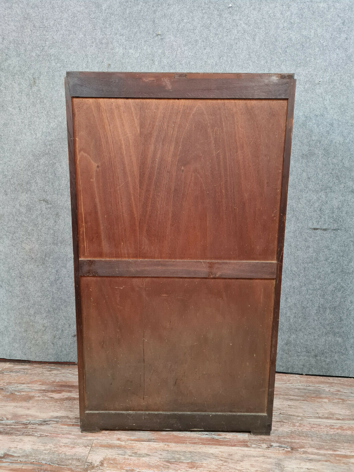 Solid oak curtain binder with honey patina