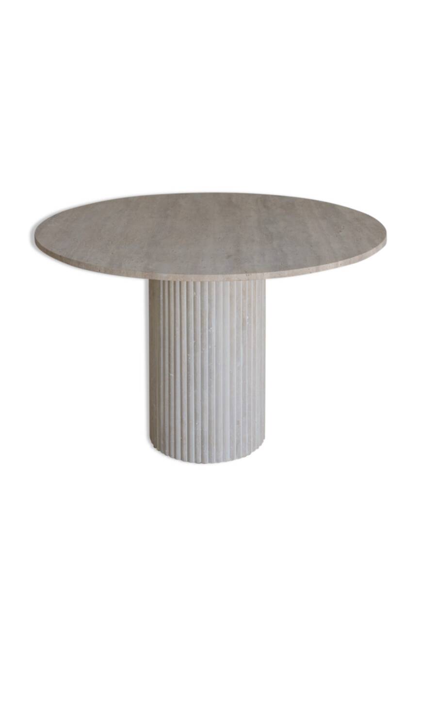 Omega 120 cm D dining table