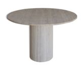 Omega 120 cm D dining table