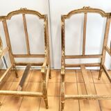 Fully restored old shepherdess armchairs