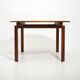 Extendable round table by Inge Klingeberg for France e Son, 1960s