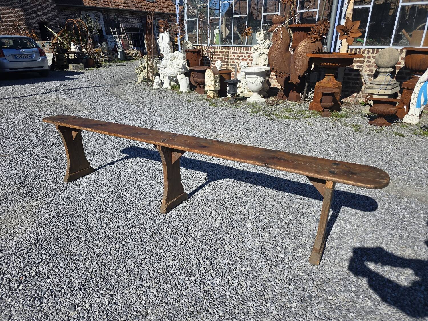 Fir farm bench
