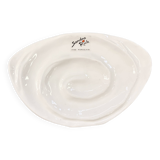 Porcelain, hand-formed Shell vase, Sandra Rich, Germany, 1990s.