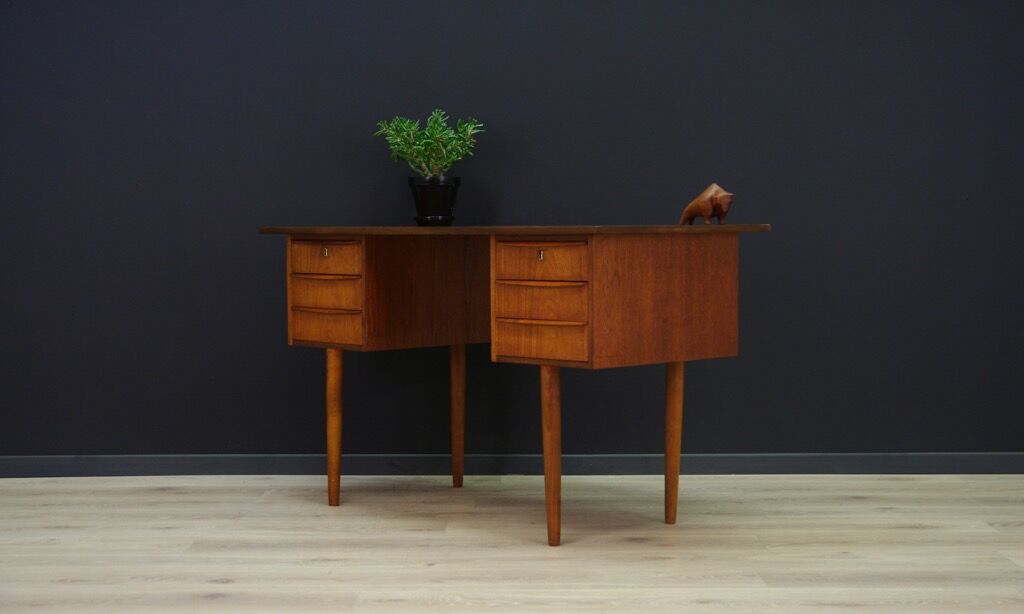 Scandinavian teak desk 60/70 years