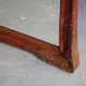 Mirror of time 1900 art deco Walnut carved by Gauthier and Poinsignon 130x175cm