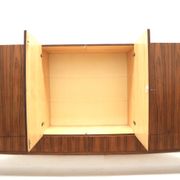 Large vintage rosewood sideboard with 6 doors from the 1960s