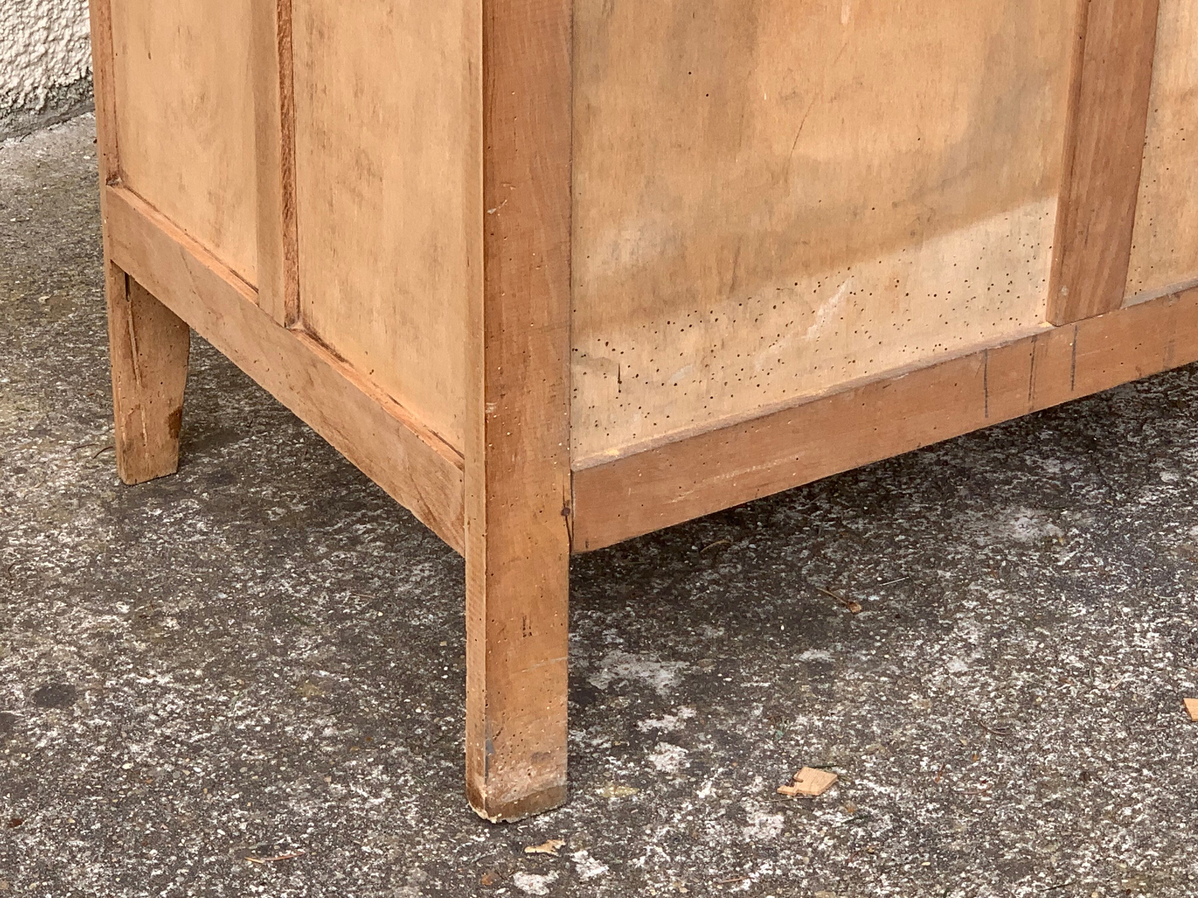 Parisian art deco cabinet 1930 raw wood