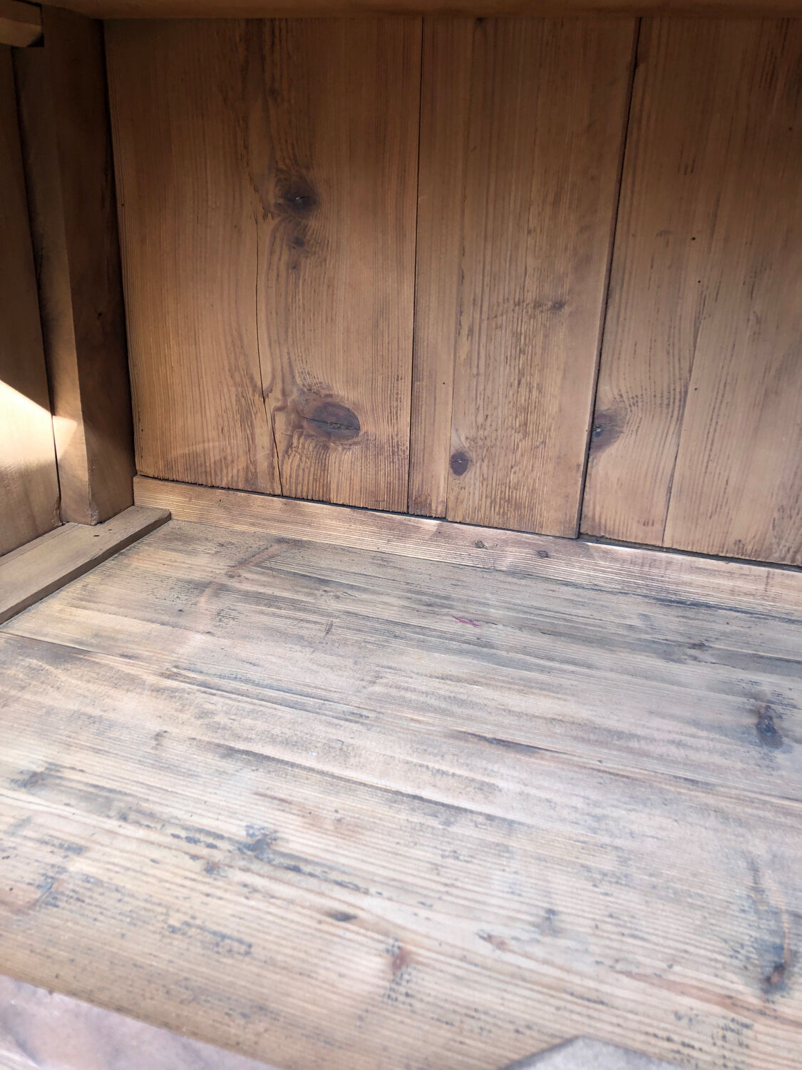 Solid walnut sideboard