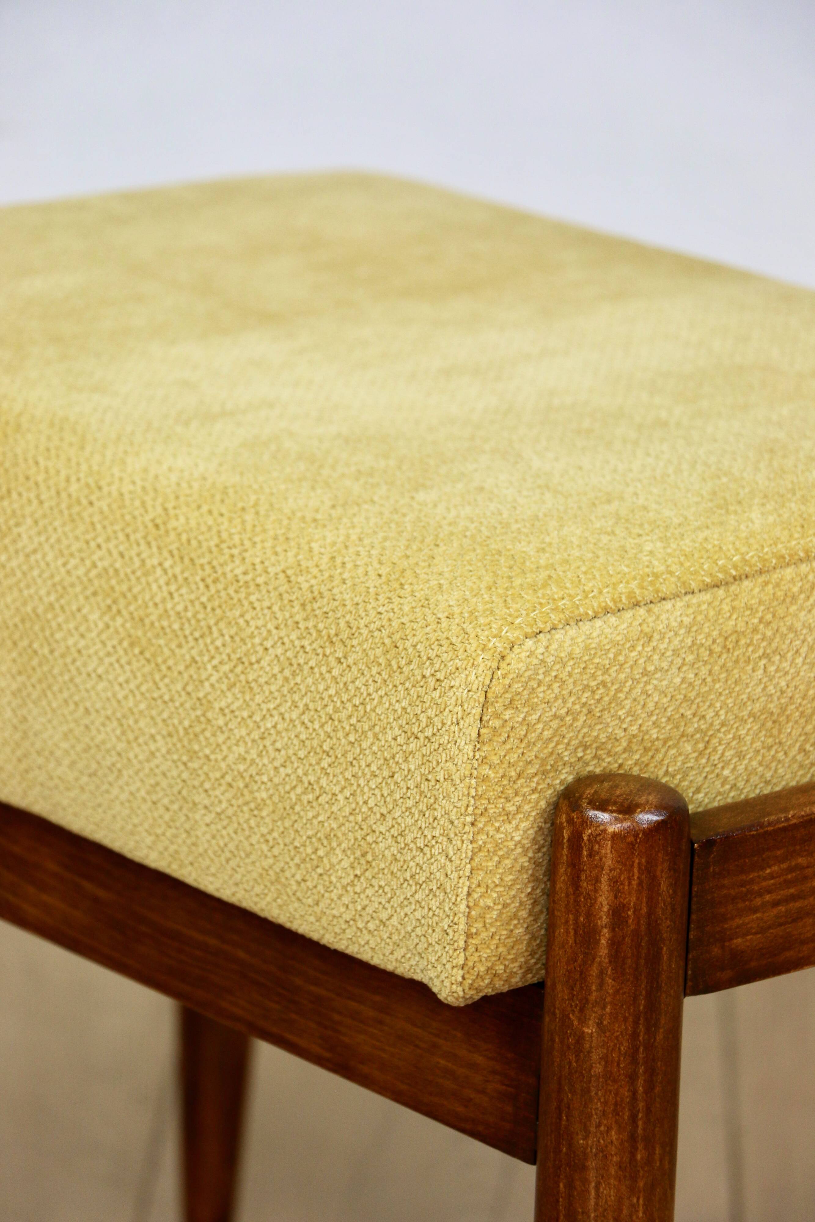 Edmund Homa stool yellow cream structural seat