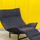 Vintage Black Veranda Armchair by Vico Magistretti for Cassina
