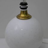 Mid-Century Modern Brass and Blown Murano Glass Table Lamp, 1970s
