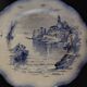 Sarreguemines earthenware plate with Marine decor late 19th century early 20th century