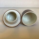 Small individual water butter dish